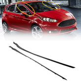 Pair A-Pillar Windshield Molding Trim Panel Compatible with Ford Fiesta 2011-2019 Outer Pillar Trim Molding Replaces# AE8Z5403136A AE8Z5403137B